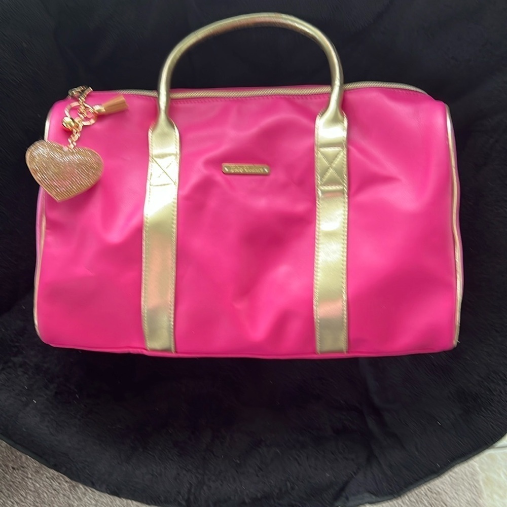 Juicy Couture Hot Pink and Gold Bag